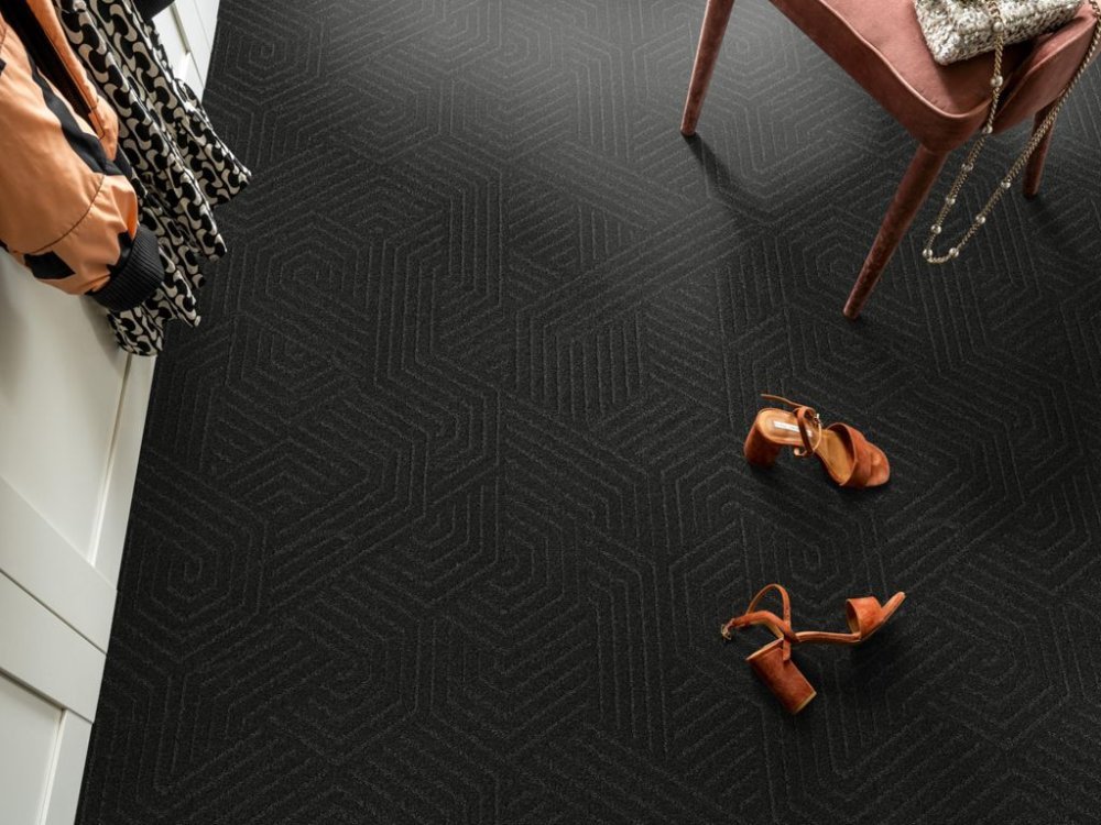 Infinity Geometric antraciet 0205 | 400cm - Ambiant