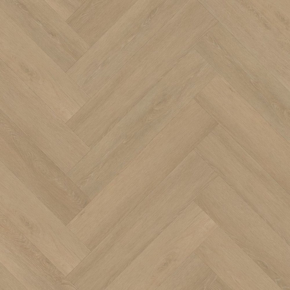 vtwonen by Ambiant Herringbone Rechte plank Klik PVC Bruin