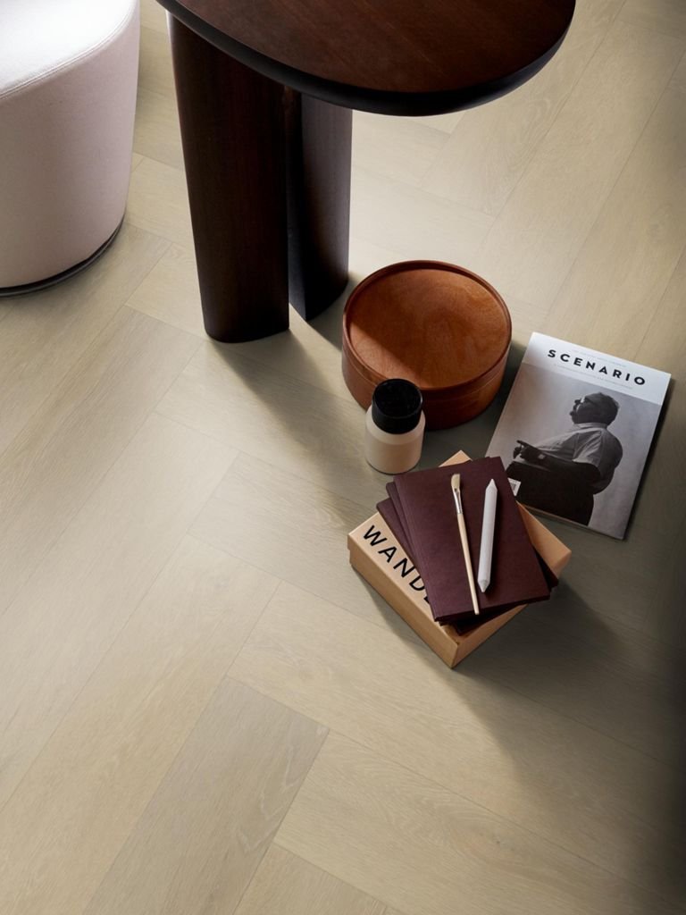 vtwonen by Ambiant Herringbone Rechte plank Klik PVC Bruin - vtwonen by Ambiant