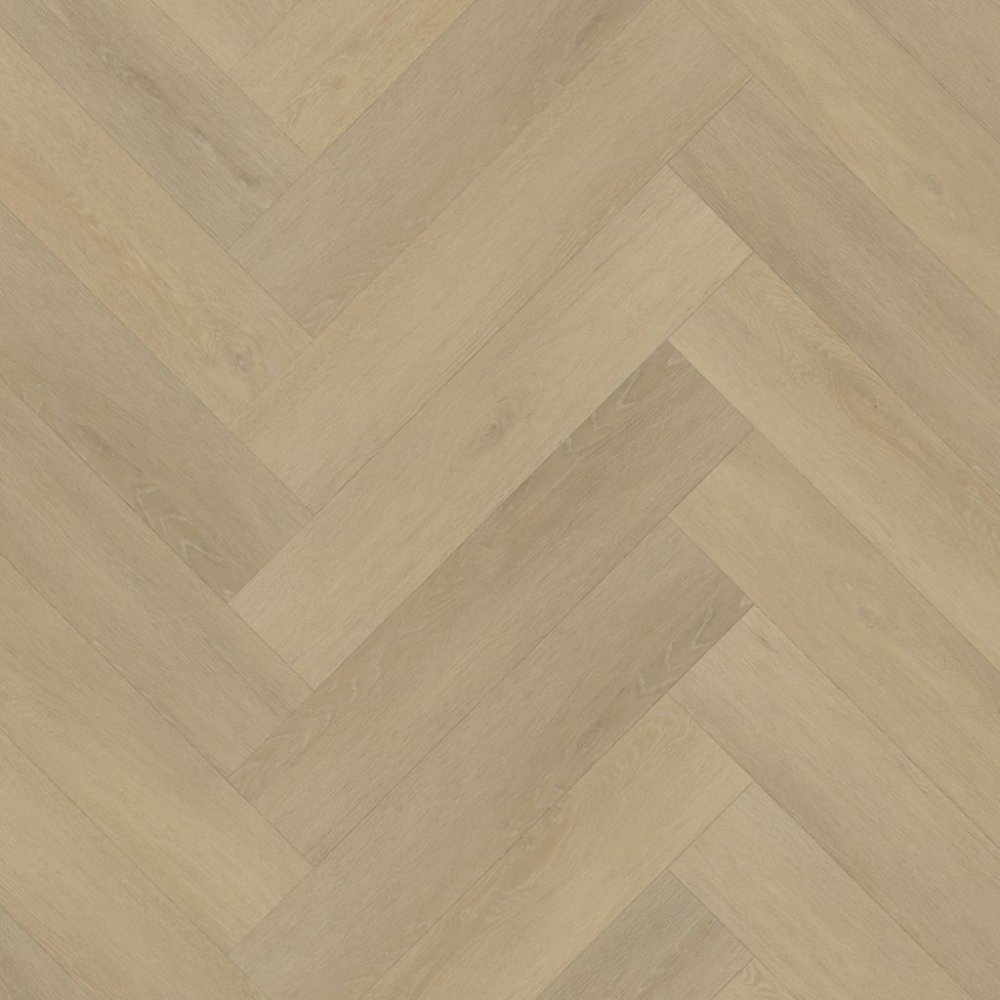 vtwonen by Ambiant Herringbone Rechte plank Klik PVC Bruin