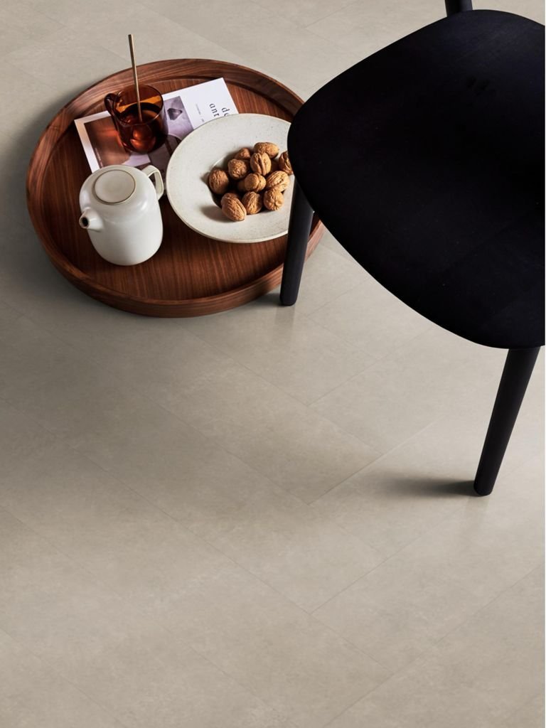 vtwonen by Ambiant Herringbone Rechte plank Plak PVC Beige